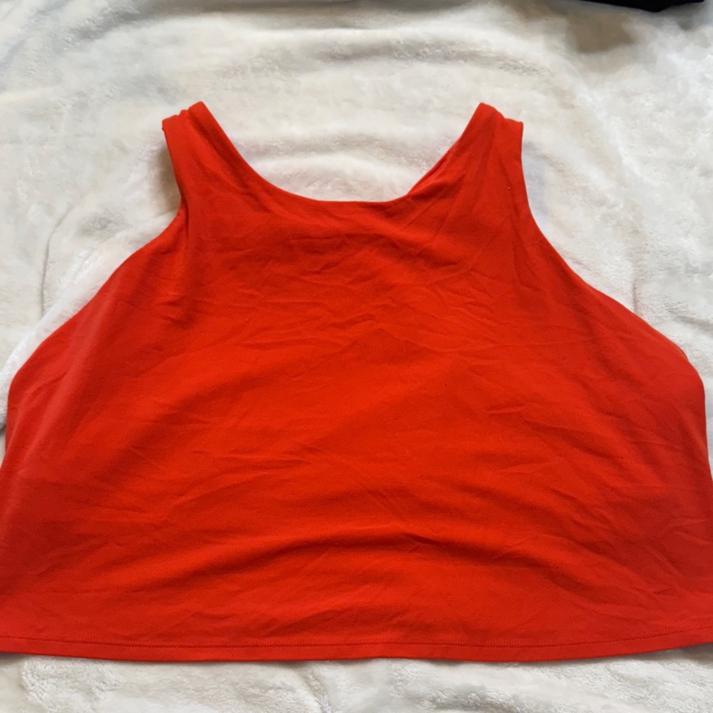 Athleta orange Tank Top